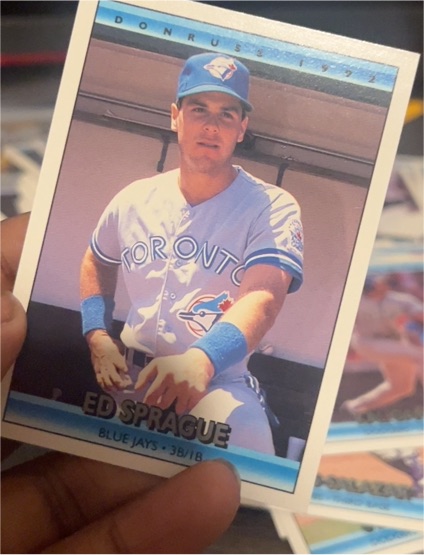 1992 Donruss #318 Ed Sprague — front
