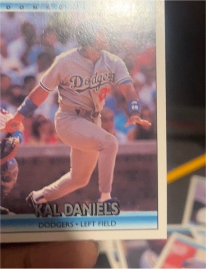 1992 Donruss #107 Kal Daniels — front
