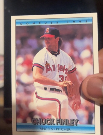 1992 Donruss #255 Chuck Finley — front