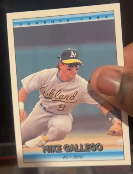 1992 Donruss #314 Mike Gallego — front