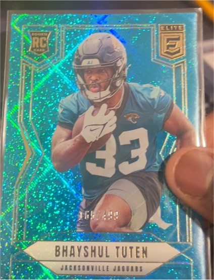 2025 Donruss Elite #175 Bhayshul Tuten Green Disco — front