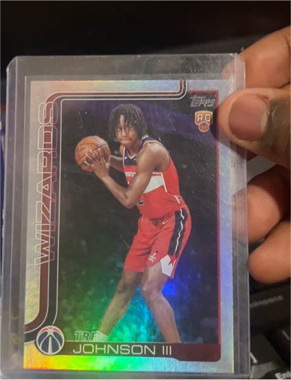 2025-26 Topps Basketball Tre Johnson III RC — front