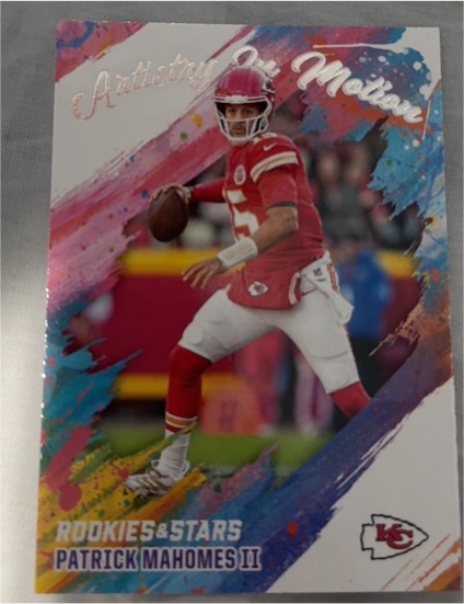 2023 Rookies & Stars Artistry On Motion Patrick Mahomes II — front