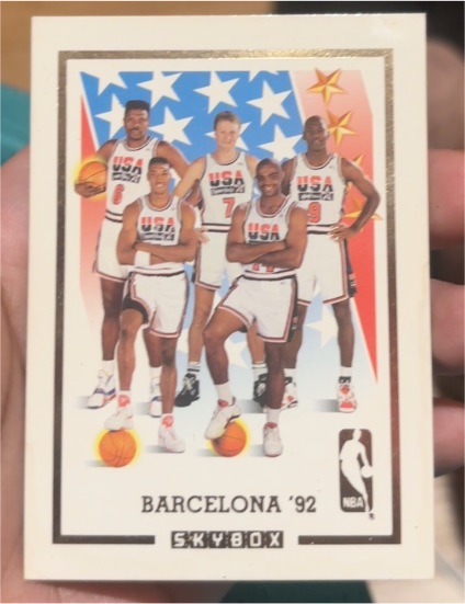 1991-92 Skybox #NNO USA Basketball Team Barcelona Dream Team Michael Jordan — front