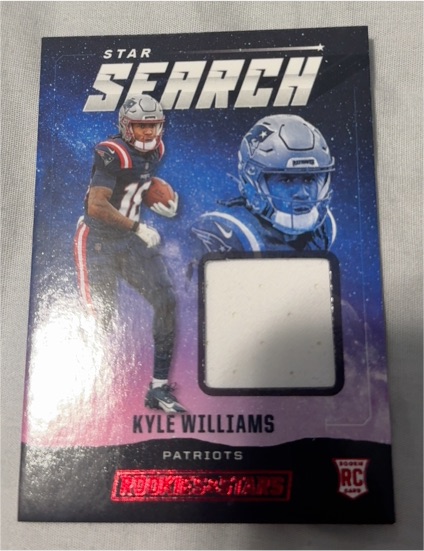 2024 Panini Star Search Kyle Williams Patriots — front
