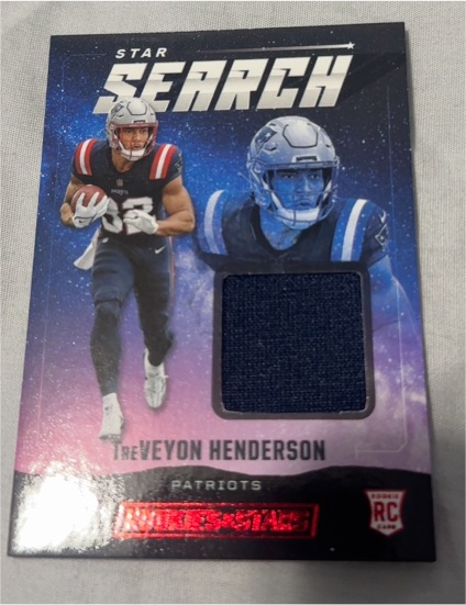 2023 Panini Star Search #SSP-TH TreVeyon Henderson — front