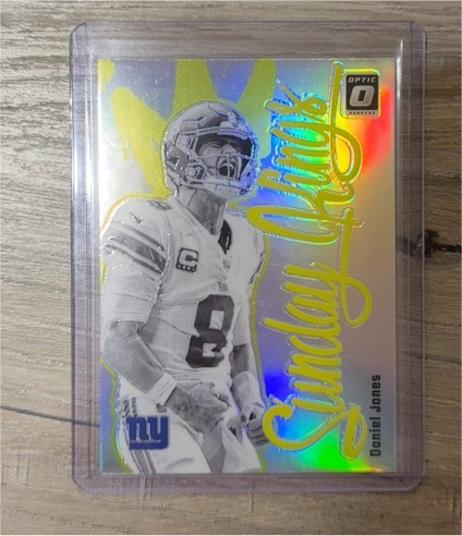 2024 Panini Donruss Optic #29 Daniel Jones Sunday Kings — front