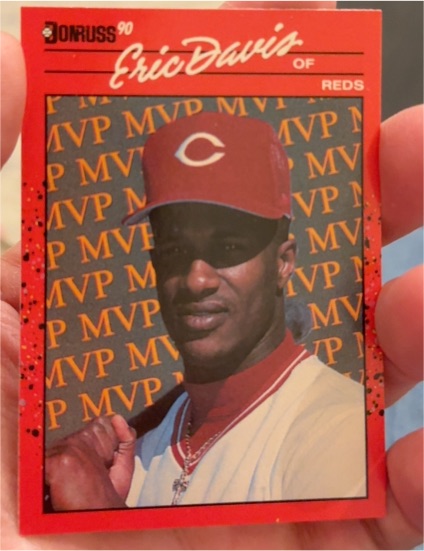 1990 Donruss #BC-23 Eric Davis — front