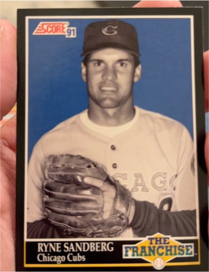 1991 Score #862 Ryne Sandberg Chicago Cubs — front