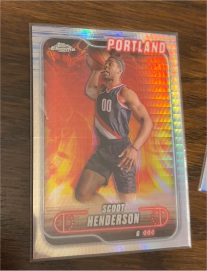 2024-25 Topps Chrome #24 Scoot Henderson — front