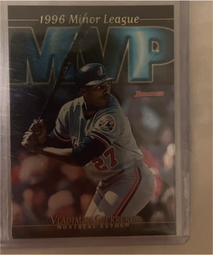 1996 Bowman Minor League MVP #MVP5 Vladimir Guerrero — front