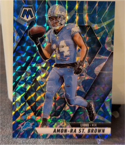 2025 Panini Mosaic #2 Amon-Ra St. Brown — front