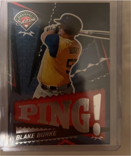 2024 Panini Prospect Edition #22 Blake Burke Ping! — front