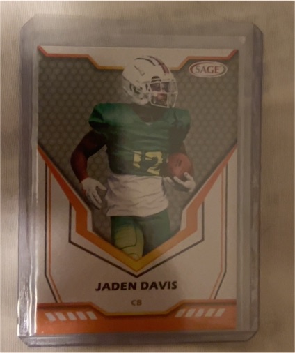2024 Sage HIT #154 Jaden Davis — front
