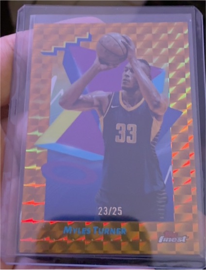 2024-25 Topps Finest #130 Myles Turner — front