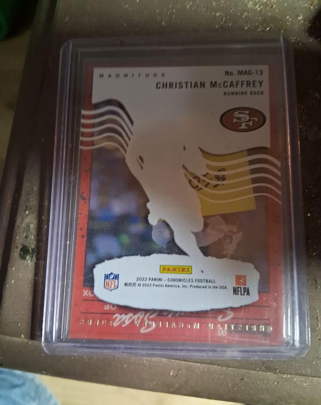2022 Panini Chronicles Magnitude #MAG-13 Christian McCaffrey — front