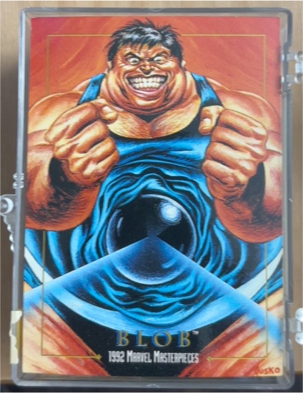 1992 Marvel Masterpieces #1 Blob — front