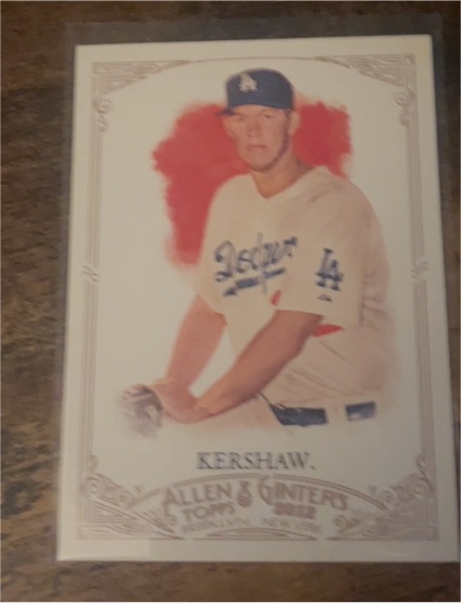 2012 Topps Allen & Ginter #41 Clayton Kershaw — front
