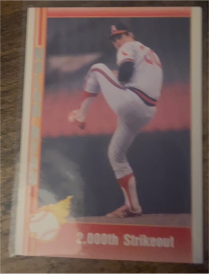 1993 Pacific Nolan Ryan Texas Express 2,000th Strikeout #133 Nolan Ryan — front