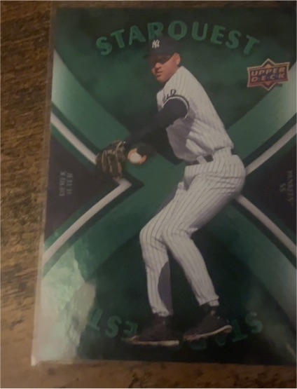 2008 Upper Deck First Edition #SQ-42 Derek Jeter StarQuest Green — front
