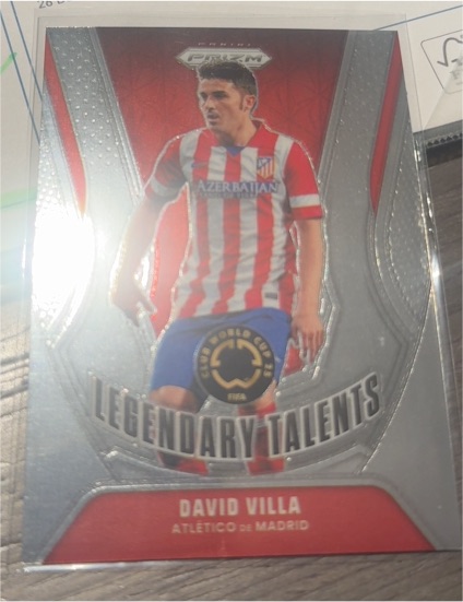 2025 Panini Prizm FIFA Club World Cup #1 David Villa Legendary Talents — front