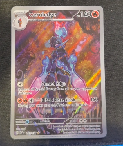 2024 Pokémon TCG SV08: Surging Sparks #197 Ceruledge — front