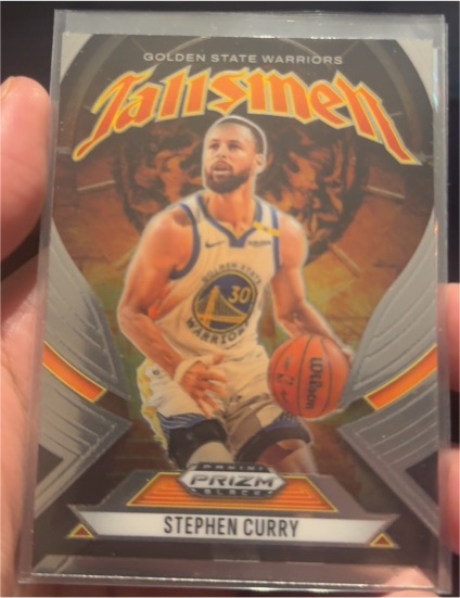 2024-25 Panini Prizm Black #7 Stephen Curry Talismen — front
