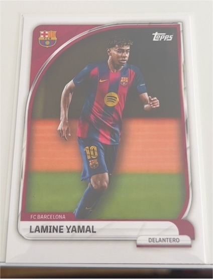 2025 Topps FC Barcelona Lamine Yamal — front