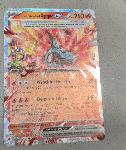 2024 Pokémon SV06: Twilight Masquerade #040 Hearthflame Mask Ogerpon ex — front
