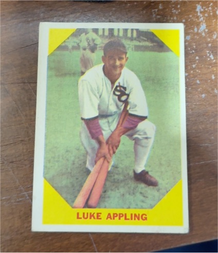 1960 Fleer #27 Luke Appling — front