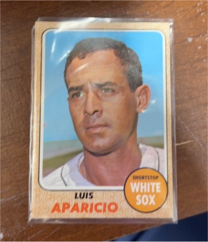 1968 Topps #310 Luis Aparicio — front