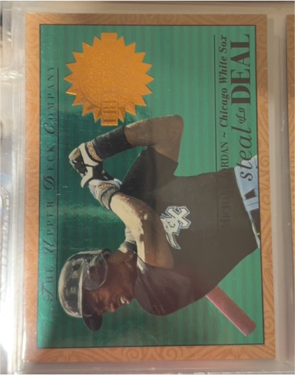 1995 Upper Deck Steal of a Deal #SD15 Michael Jordan — front