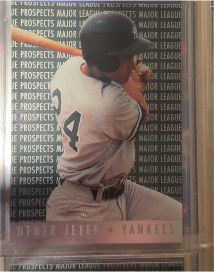 1995 Fleer Major League Prospects #7 Derek Jeter — front