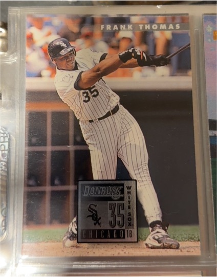 1995 Donruss #1 Frank Thomas — front
