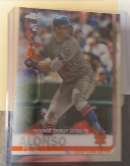 2019 Topps Chrome Update #52 Pete Alonso Rookie Debut — front