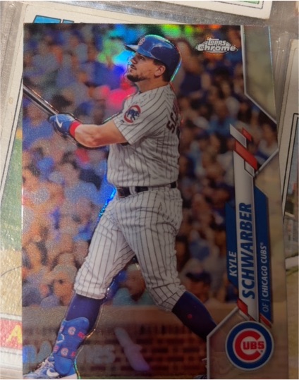 2020 Topps Chrome #85 Kyle Schwarber — front