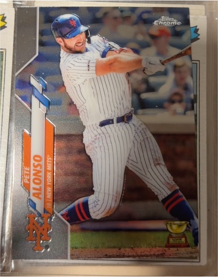 2020 Topps Chrome #80 Pete Alonso — front
