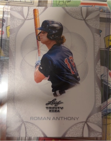 2024 Leaf Trinity #81 Roman Anthony — front
