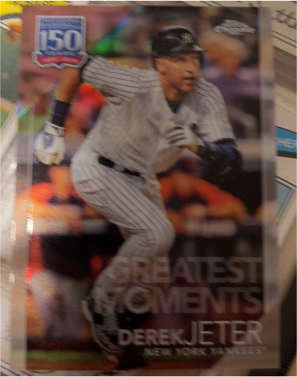 2019 Topps Chrome Update #150C-23 Derek Jeter Greatest Moments — front
