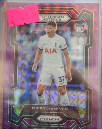 2023-24 Panini Prizm Premier League #126 Micky van de Ven — front
