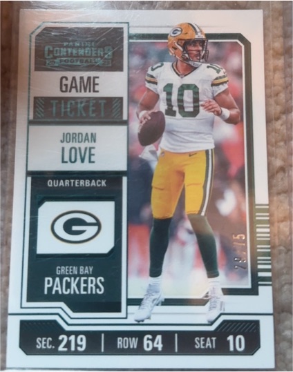 2023 Panini Contenders #39 Jordan Love — front