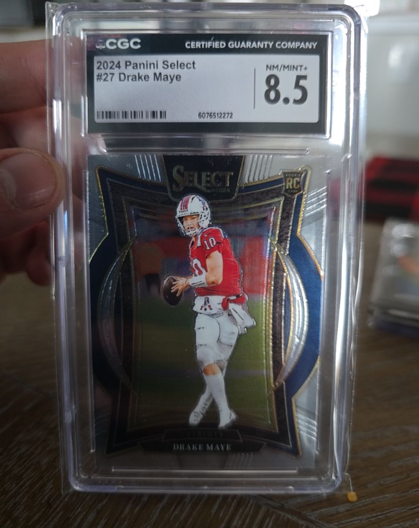 2024 Panini Select #27 Drake Maye — front