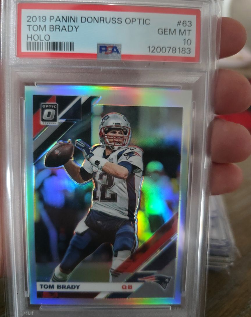 2019 Panini Donruss Optic #63 Tom Brady — front