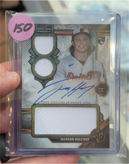 2024 Topps Triple Threads #RAR-JH Jackson Holliday — front