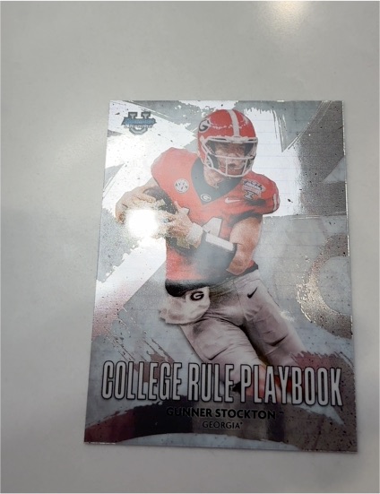 2025 Bowman Chrome University #CRP-4 Gunner Stockton College Rule Playbook — front