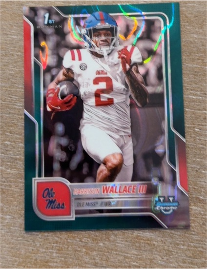 2025 Bowman Chrome University #157 Harrison Wallace III — front