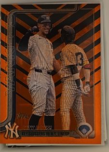 2025 Topps Update #US85 Aaron Judge Jazz Chisholm Jr. New York Yankees Veteran Combos — front