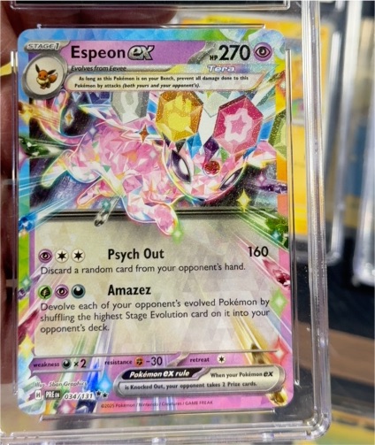 2015 Pokémon SV: Prismatic Evolutions #034 Espeon ex — front