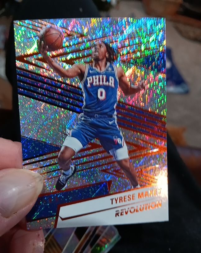 2024-25 Panini Revolution #35 Tyrese Maxey — front