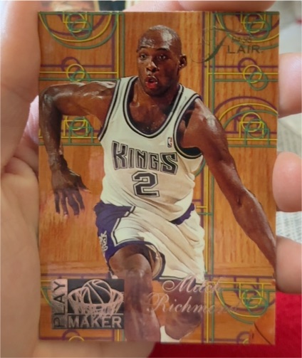 1994-95 Fleer Flair #8 Mitch Richmond Play Maker Sacramento Kings — front